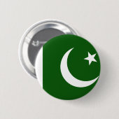 Pakistan-Flagge Button (Vorne & Hinten)