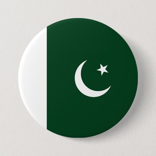 Pakistan-Flagge Button (Vorderseite)