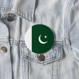 Pakistan-Flagge Button