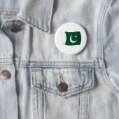 Pakistan-Flagge-Button Button (Beispiel)
