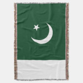 Pakistan-Flagge Decke (Vorderseite Vertikal)