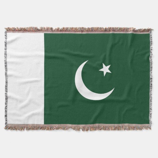 Pakistan-Flagge Decke (Vorderseite)