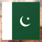 Pakistan-Flagge Fensteraufkleber (Blatt 2)