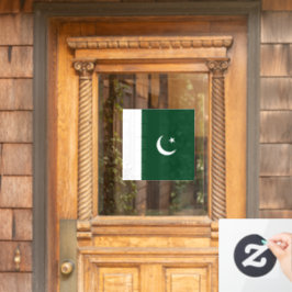 Pakistan-Flagge Fensteraufkleber