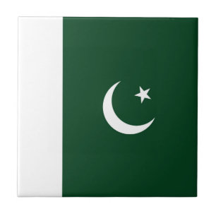 Pakistan-Flagge Fliese