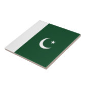 Pakistan-Flagge Fliese (Seite)