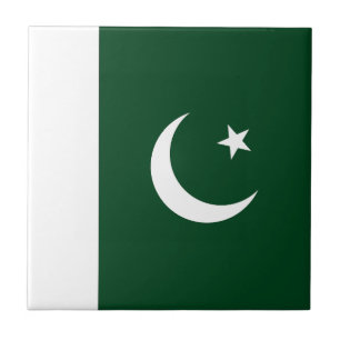 Pakistan-Flagge Fliese