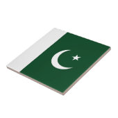 Pakistan-Flagge Fliese (Seite)