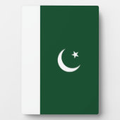 Pakistan-Flagge Fotoplatte (Vorderseite)