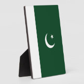 Pakistan-Flagge Fotoplatte (Seite)