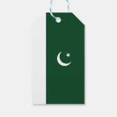Pakistan-Flagge Geschenkanhänger (Rückseite)