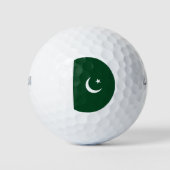 Pakistan-Flagge Golfball (Vorderseite)