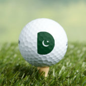 Pakistan-Flagge Golfball (Insitu T-Shirt)
