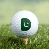 Pakistan-Flagge Golfball (Insitu T-Shirt)