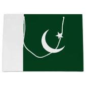 Pakistan-Flagge Große Geschenktüte (Vorderseite)