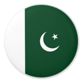 Pakistan-Flagge Keramikknauf