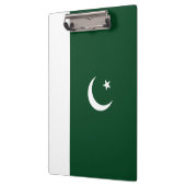 Pakistan-Flagge Klemmbrett (Links)