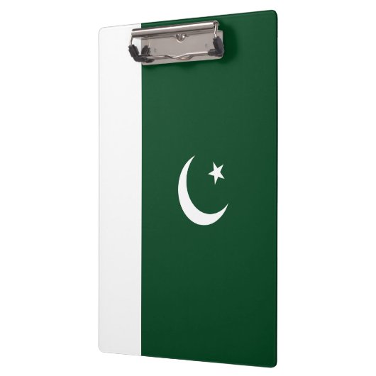 Pakistan-Flagge Klemmbrett (Links)