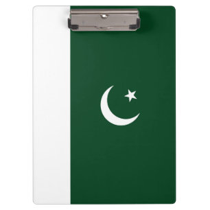 Pakistan-Flagge Klemmbrett