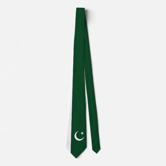 Pakistan-Flagge Krawatte (Vorderseite)