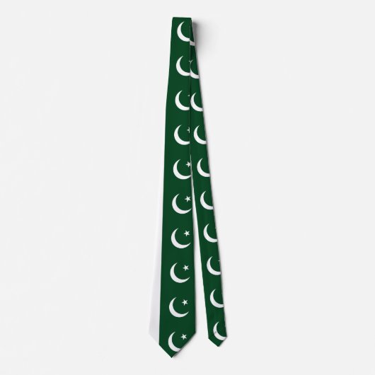 Pakistan-Flagge Krawatte (Vorderseite)