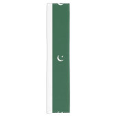 Pakistan-Flagge Kurzer Tischläufer (Vorderseite)