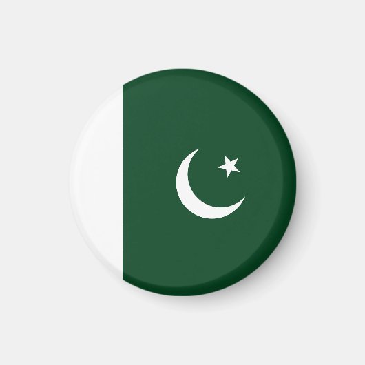Pakistan-Flagge Magnet (Vorne)