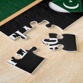 Pakistan Flagge & pakistanisches Land / Pakistan Puzzle (Seite)