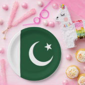 Pakistan-Flagge Pappteller (Party)
