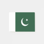Pakistan-Flagge Post-it Klebezettel (Vorderseite)