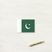 Pakistan-Flagge Post-it Klebezettel (Auf Schreibtisch)