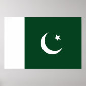 Pakistan-Flagge Poster (Vorne)