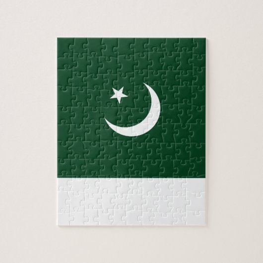 Pakistan-Flagge Puzzle (Vertikal)