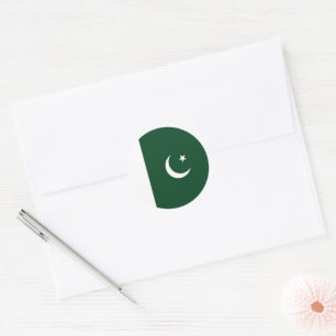 Pakistan-Flagge Runder Aufkleber