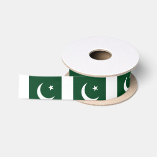 Pakistan-Flagge Satinband