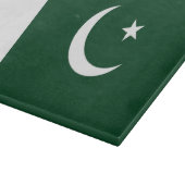 Pakistan-Flagge Schneidebrett (Ecke)