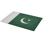 Pakistan-Flagge Schneidebrett (Ecke)