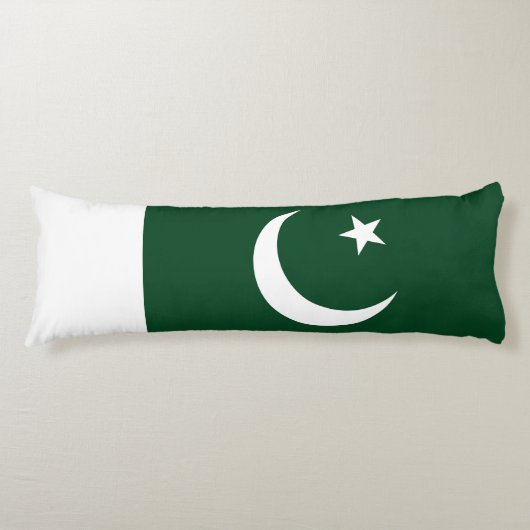Pakistan-Flagge Seitenschläferkissen (Vorderseite)