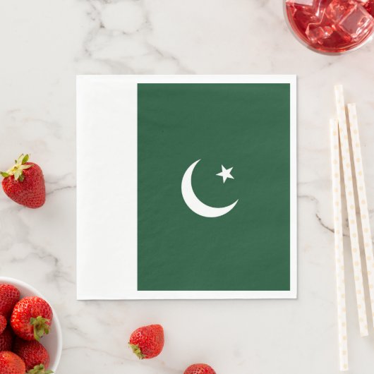 Pakistan-Flagge Serviette (Beispiel)