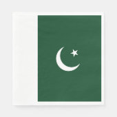 Pakistan-Flagge Serviette (Vorderseite)