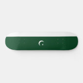 Pakistan-Flagge Skateboard (Horizontal)