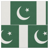 Pakistan-Flagge Stoff (Nahaufnahme)