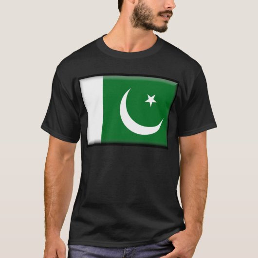 Pakistan-Flagge T-Shirt (Vorderseite)