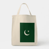 Pakistan-Flagge Tragetasche (Rückseite)