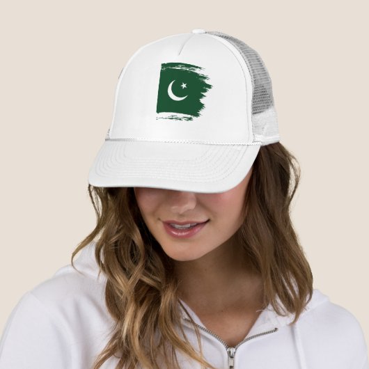 Pakistan-Flagge Truckerkappe (Beispiel)