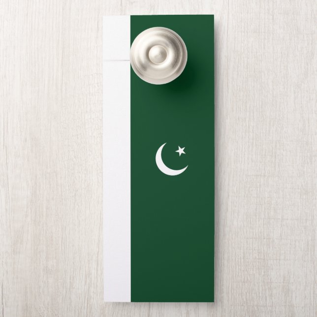 Pakistan-Flagge Türanhänger (Auf Knauf)