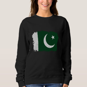 Pakistan-Flagge Vintage Pakistani Stolz Pakistani Sweatshirt
