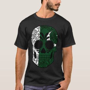 Pakistan-Flagge Zucker-Schädel Pakistani T-Shirt