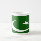 Pakistan-Flaggen-Kaffee-Tasse Kaffeetasse (Mittel)