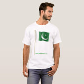 Pakistan-Flaggen-T - Shirt (Vorne ganz)